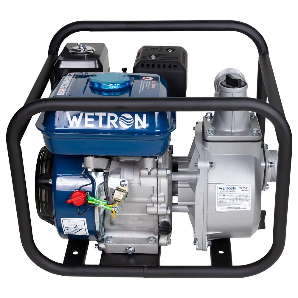 Мотопомпа бензинова Wetron WM50CX (772551) - фото 4