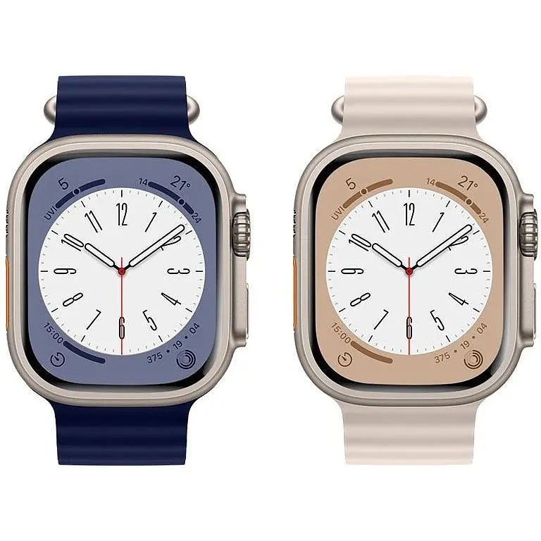 Ремінець Hoco iWatch WA12 Original series marine double buckle silicone strap (38/40/41 мм) midnight blue - фото 8