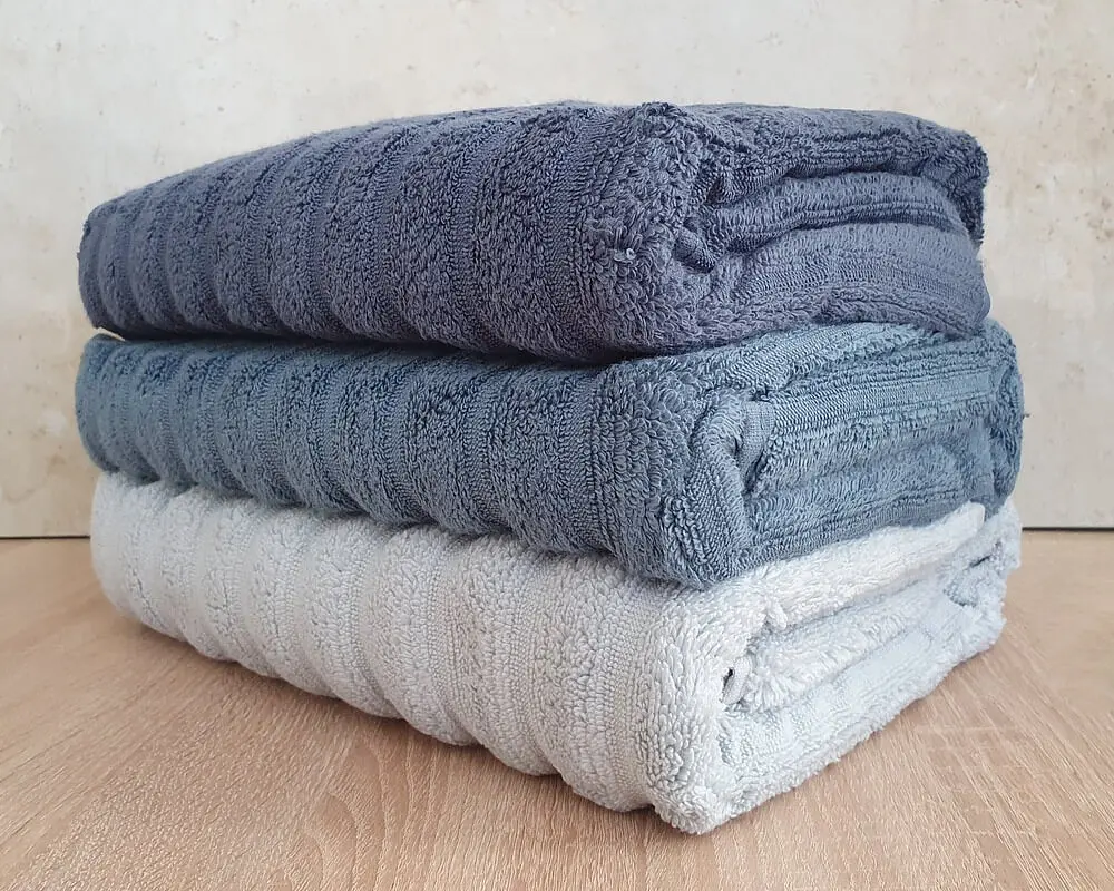 Набір турецьких махрових рушників Cestepe MicroCotton Premium 3 штуки 70x140 Ezgi 7 щільність 600 г/м2 - фото 4