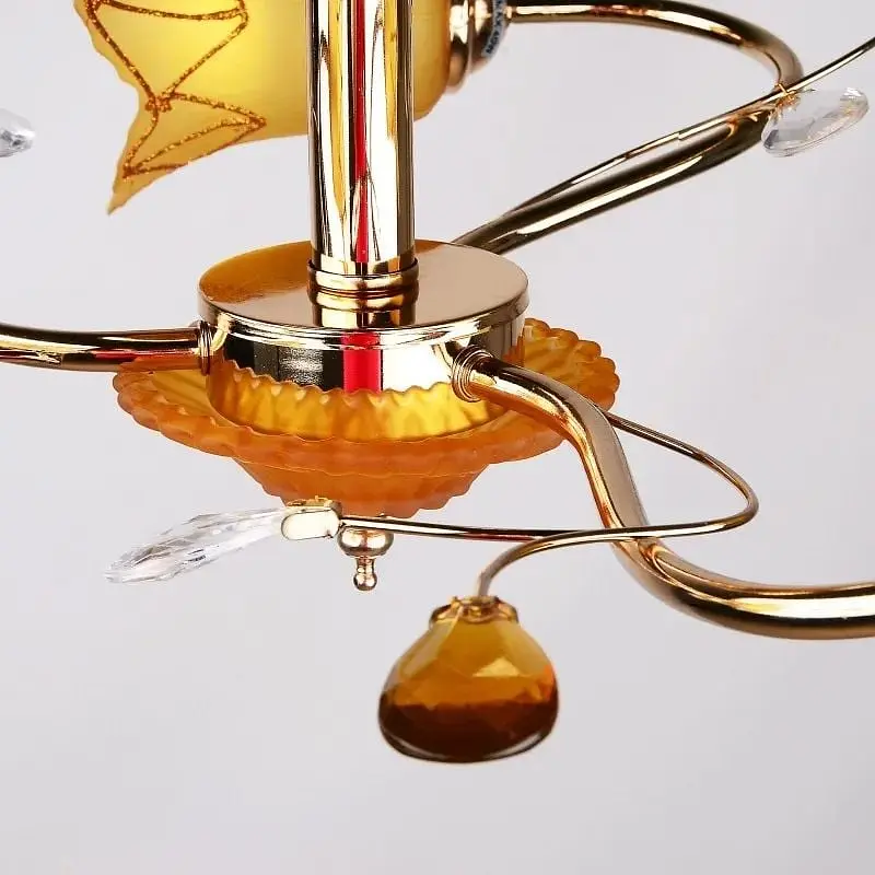 Люстра потолочная Brille флористика E14 40W G (LK-335C/3) - фото 2