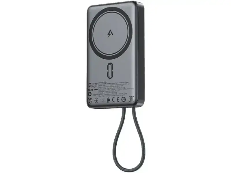 Зовнішній акумулятор (Power Bank) Acefast M18 Magnetic 10000mAh 22.5W Black - фото 2