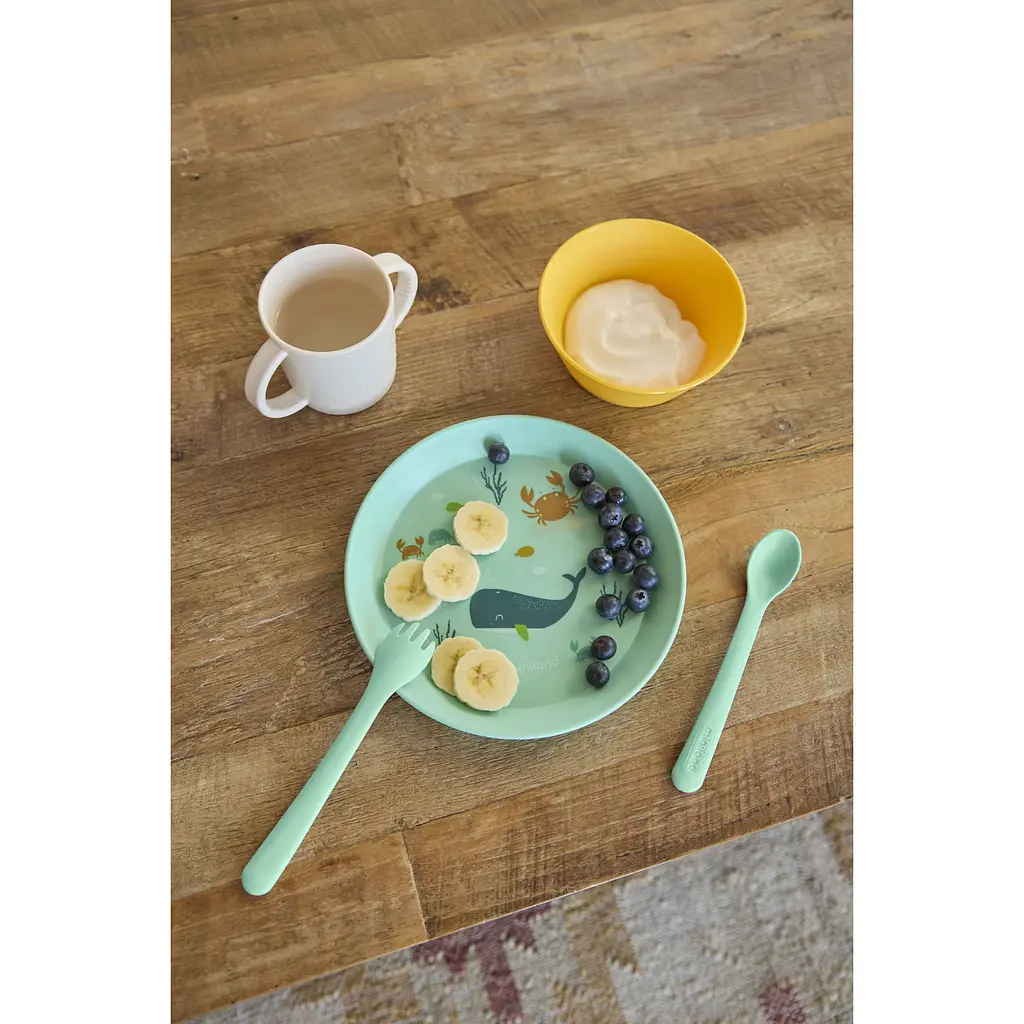 Набір дитячого посуду Miniland Ocean Mealset 5 предметів (89644) - фото 3