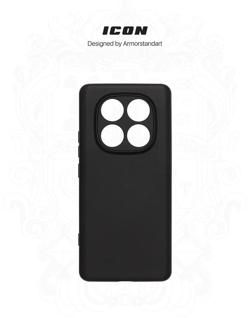 Чехол ArmorStandart ICON для Xiaomi Redmi Note 14 Pro 4G Camera cover Black (ARM79823) - фото 3