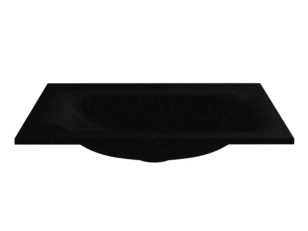 Умивальник Miraggio JESSEL 600 BLACK (8813465) Mirasoft, Матовий, Накладний/Врізний, Чорний - фото 4
