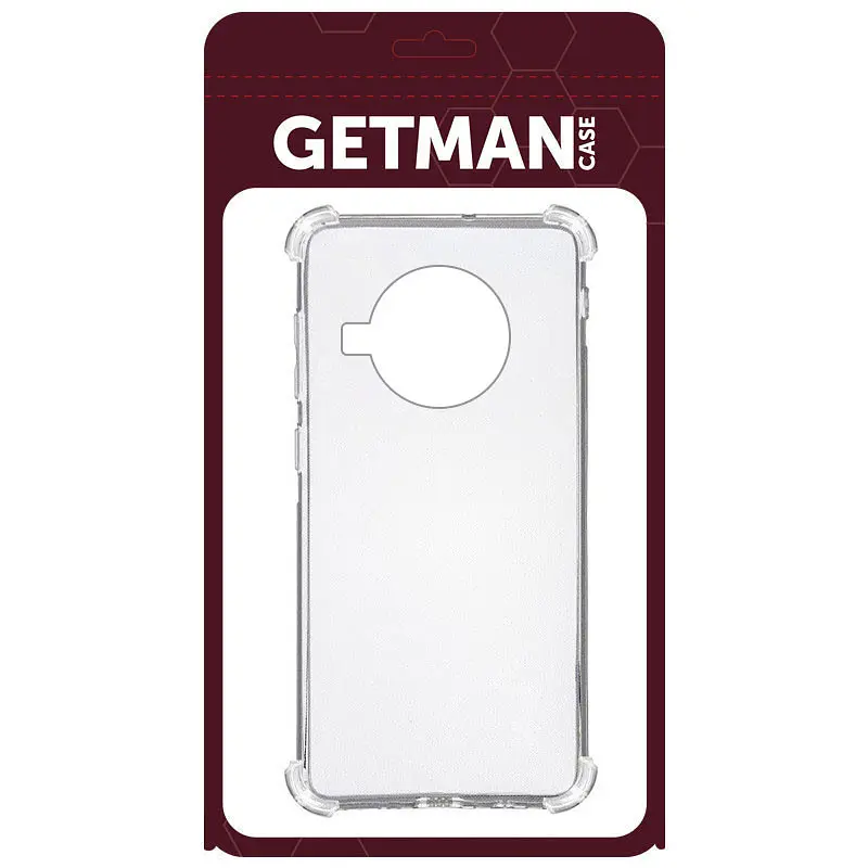 TPU чохол GETMAN Ease logo посилені кути для Xiaomi Mi 10T Lite / Redmi Note 9 Pro 5G Безбарвний (прозорий) - фото 2
