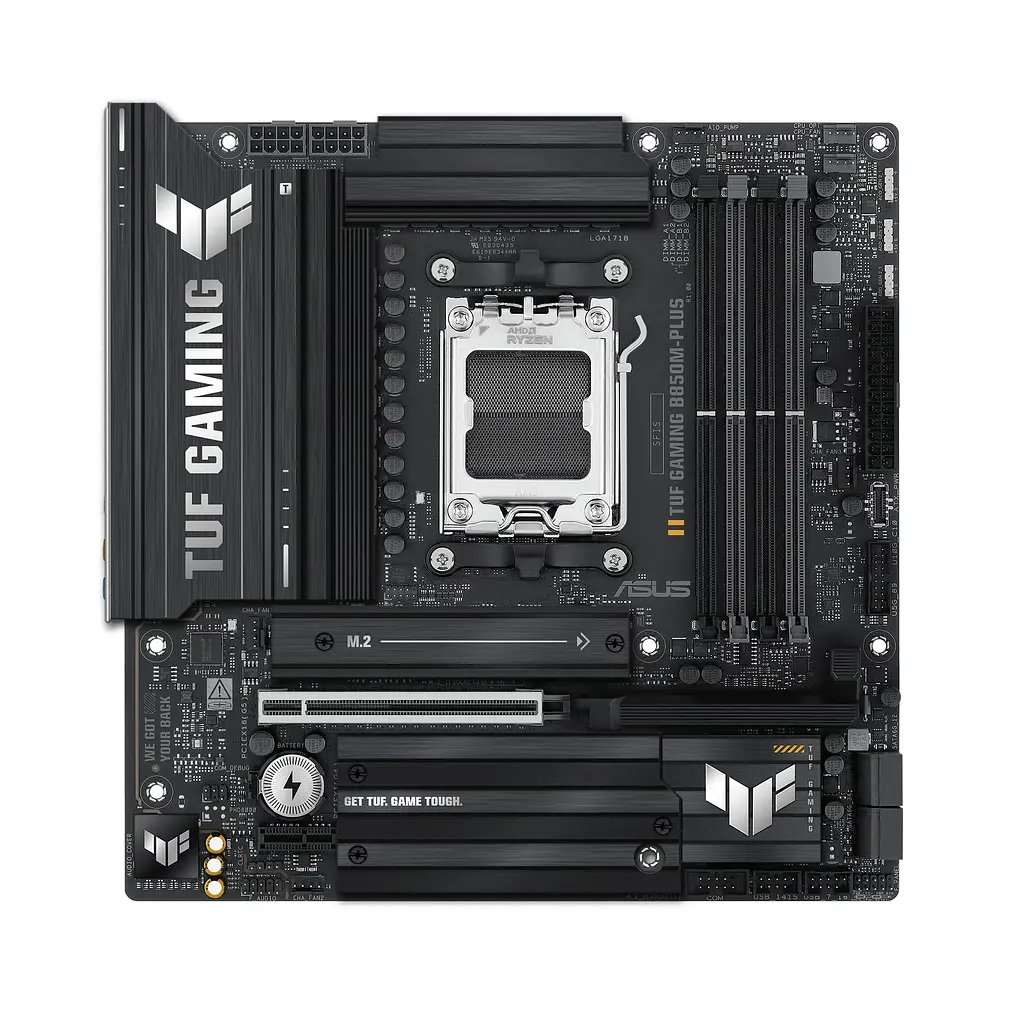 Материнская плата TUF GAMING B850M-PLUS sAM5 B850 4xDDR5 M.2 HDMI DP mATX Asus teh0018992 - фото 2
