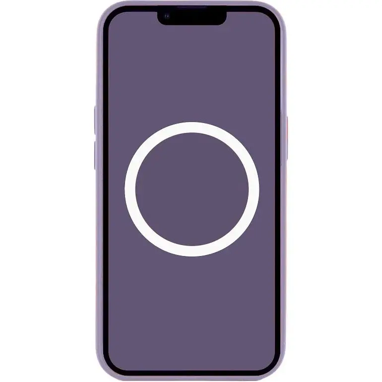 Чохол Silicone Case with Button, Animation & MagSafe для Apple iPhone 17 Purple Fog AAA [153238] - фото 4