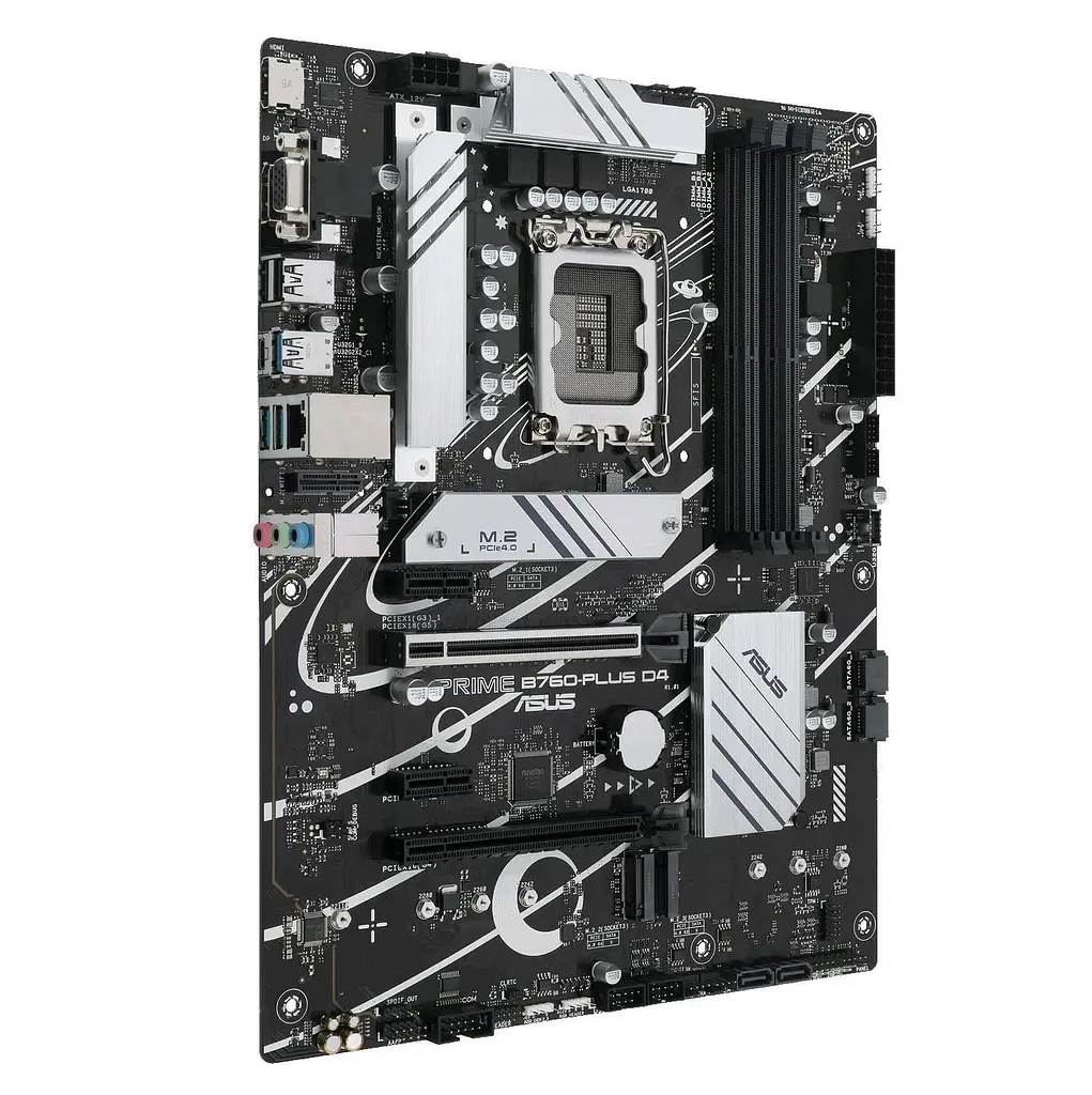 Материнська плата ASUS PRIME B760-PLUS D4 (PRIME B760-PLUS D4) (Socket 1700, Intel B760, ATX) - фото 2