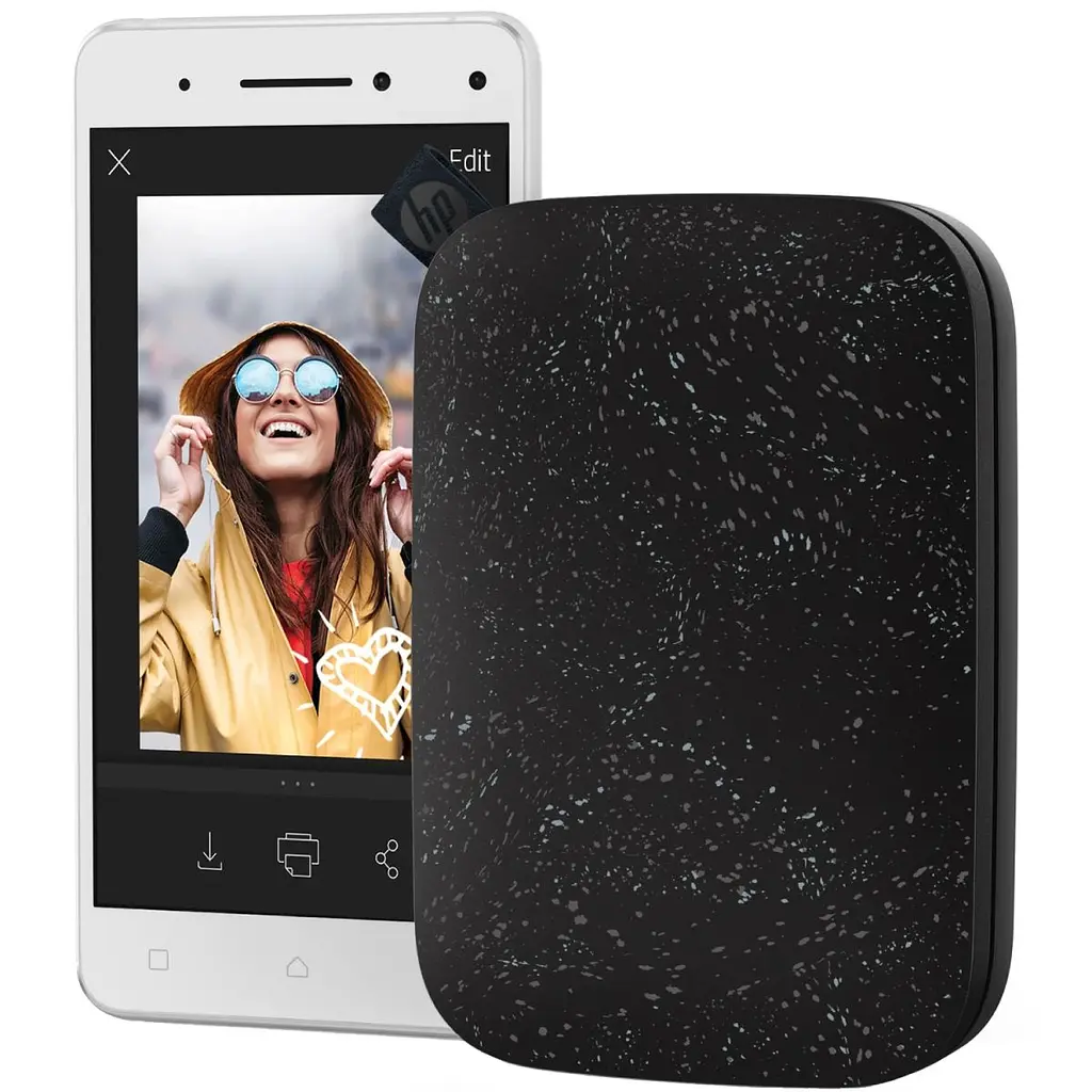 Фотодрукарка портативна HP Sprocket Black 2"x3" 313x400dpi Zink 64MB Bluetooth колір чорний (HPISPB) - фото 3