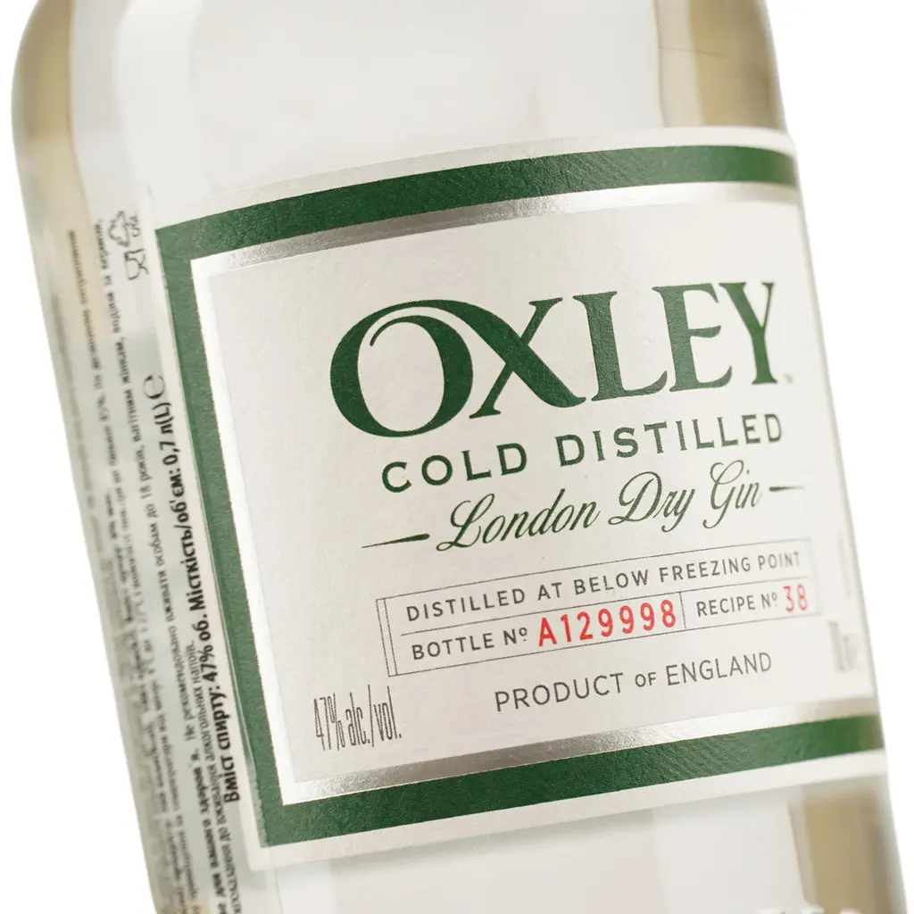 Джин Oxley London Dry Gin 47% 0.7 л - фото 5