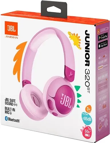 Навушники бездротові JR 320BT, Purple, Bluetooth, мікрофон JBL teh0028018 - фото 8