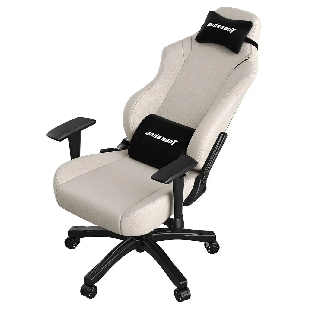 Ігрове крісло Anda Seat Luna Size L Ivory Fabric (AD18-44-I-F) - фото 3