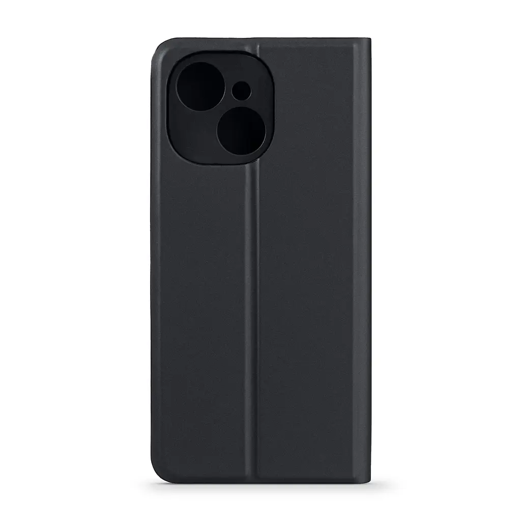 Чехол-книжка для TECNO Spark 40C 4G, OneFold Case, черный, из экокожи (PU) и TPU, с магнитом, с подставкой и отделением для карт, трансформируемый в подставку, противоударный, защита всего корпуса, ArmorStandart (ARM87266) - фото 2