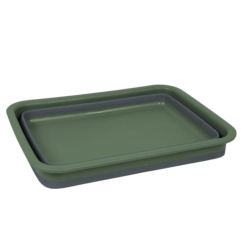 Таз складний Bo-Camp Washing Bowl Collapsible 7L Grey/Green (6303690) - фото 2