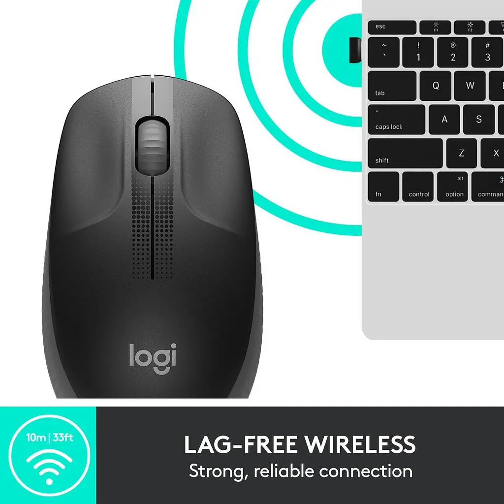 Миша бездротова Logitech M190 Wireless Charcoal (910-005905) - фото 9