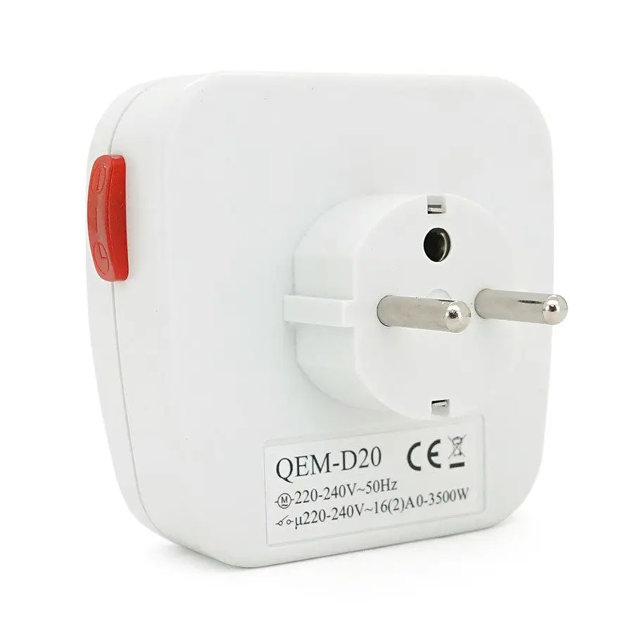 Енергозберігаюча розетка з таймером Voltronic QEMD20, 220 В, 16 А - фото 2