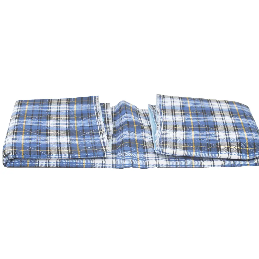 Багаторазова пелюшка для собак Derby Washable Reusable Pet Pee Pad Blue Plaid 60х90 см - фото 4