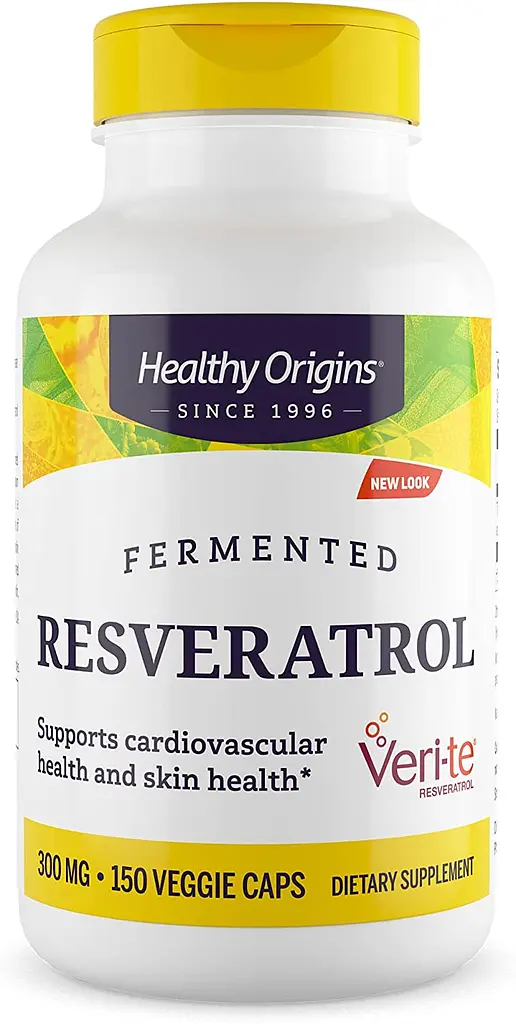 Ресвератрол, Resveratrol, 300 мг, 150 капсул Healthy Origins vit0001572