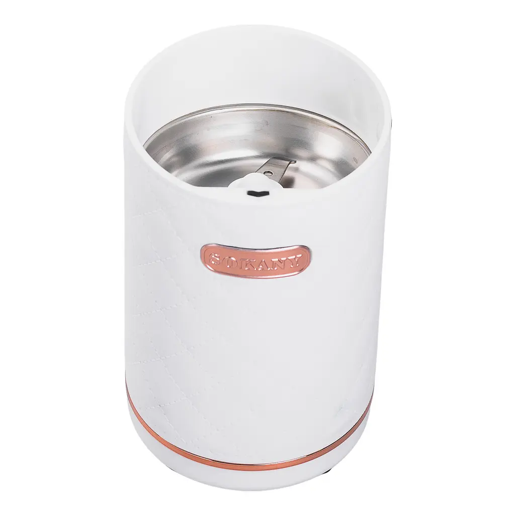 Кавомолка електрична Sokany SK-3027 150 Вт 50 г, білий Sokany SK-3027W - фото 4