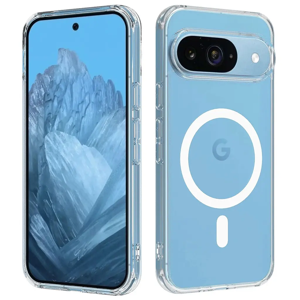 Прозорий протиударний чохол для Google Pixel 10 Pro XL Ultra Hybrid MagSafe Прозорий - фото 8