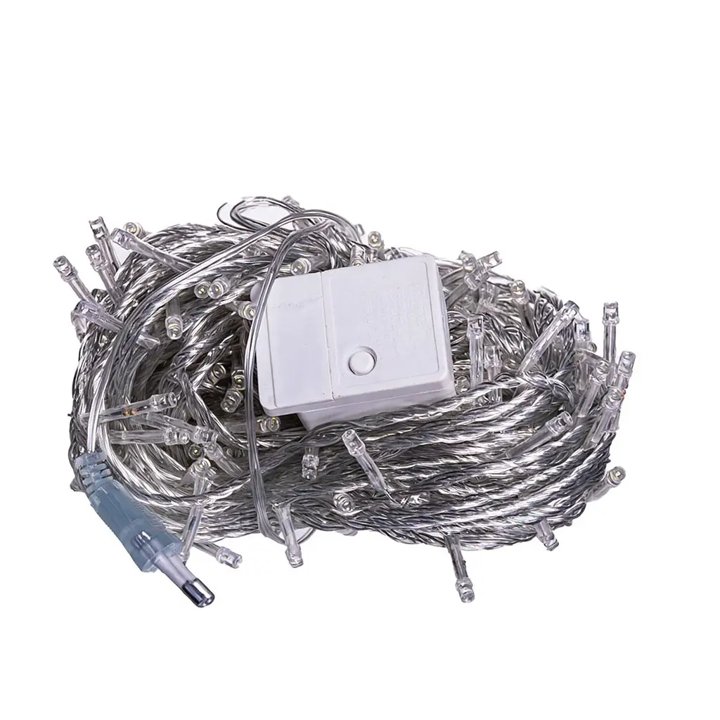 Новогодняя гирлянда комнатная нить GarlandoPro 22 м 220 LED белый провод Белый свет W220LED22MWW - фото 2