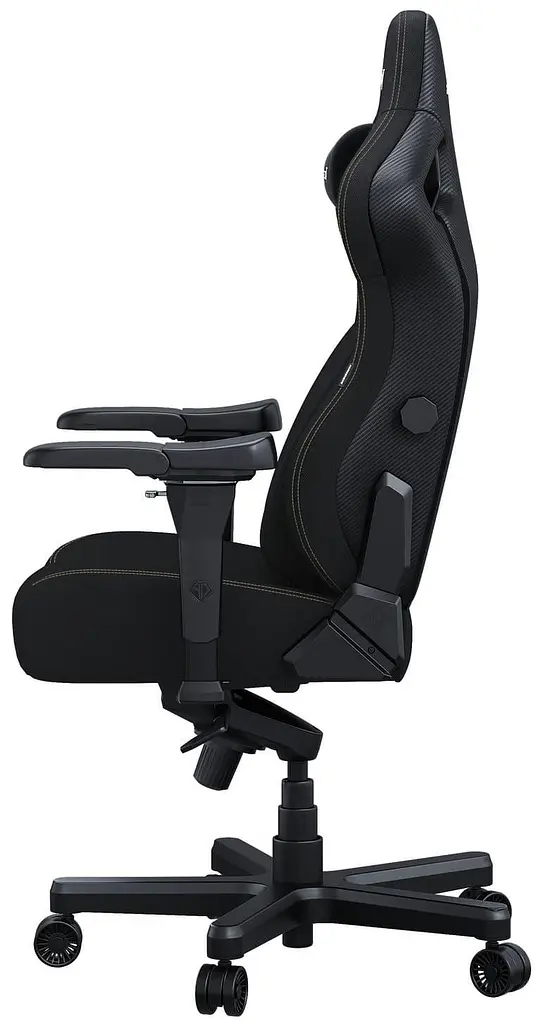 Ігрове крісло Anda Seat Kaiser 4 Size XL Black Linen Fabric (AD12YDDC-XLL-20-B-CF) - фото 6
