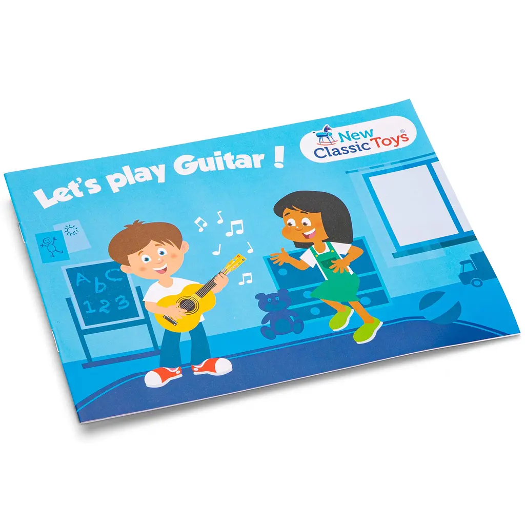Детская игрушечная гитара New Classic Toys белая (10346) - фото 3