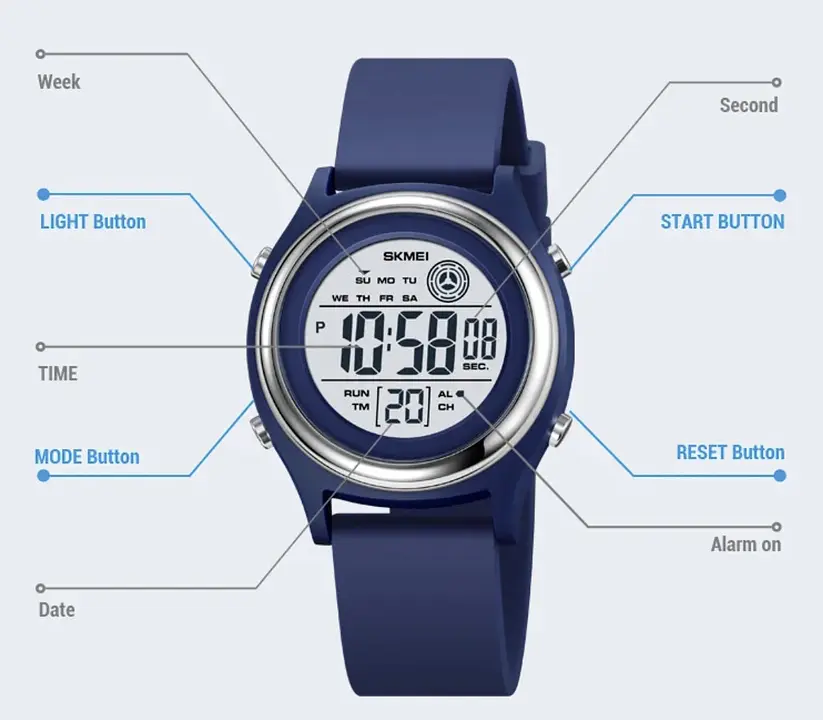 Годинник Skmei Game Blue - фото 7
