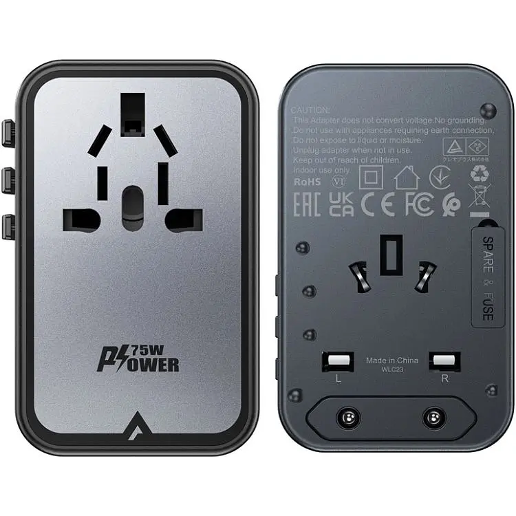 Зарядное устройство Acefast 5xUSB 75W (3xUSB-C + 2xUSB-A) Gan Z1 Fast Charger (6974316282495) - фото 6
