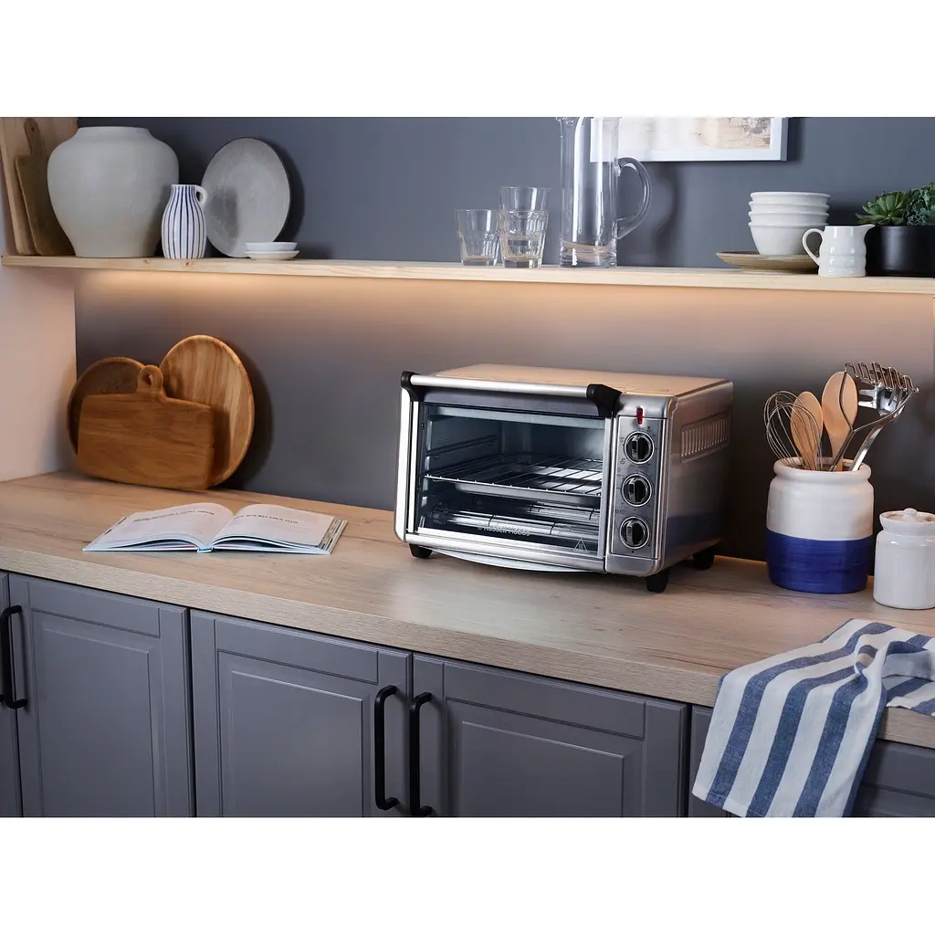 Піч електрична Russell Hobbs Air Fry Mini Oven 12.6 л 1500 Вт сіра (26680-56) - фото 7