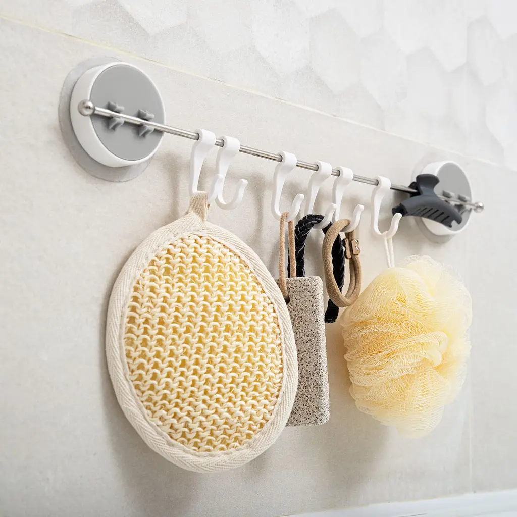 Универсальный держатель с крючками MVM BP-8, белый (BP-8 WHITE) - фото 5