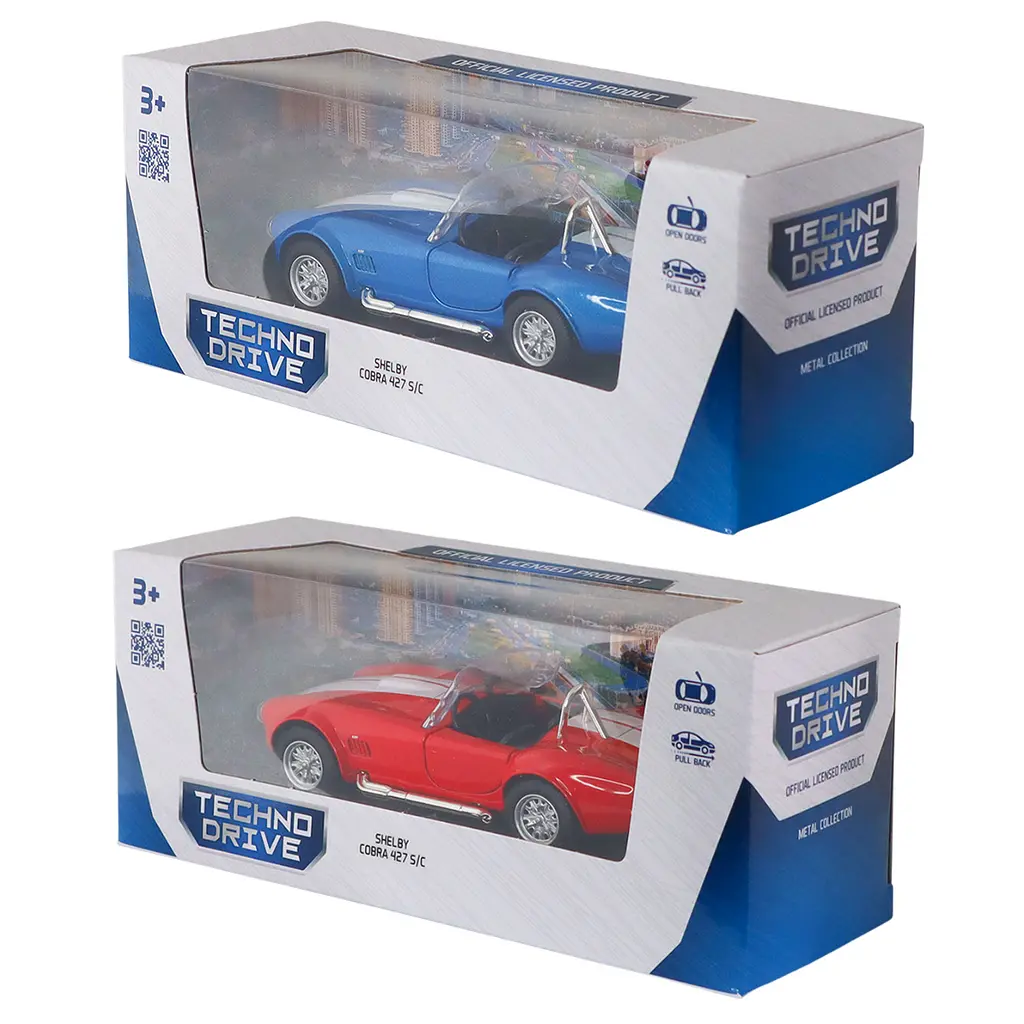 Автомодель TechnoDrive Shelby Cobra 427 SC 1965 в асортименті (260093U) - фото 14