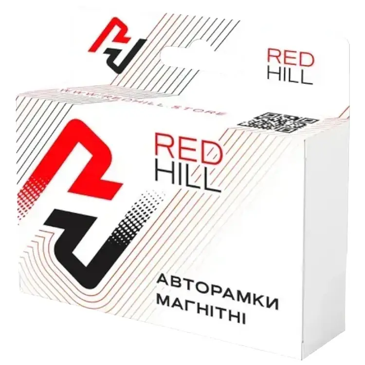 Авторамка Red Hill магнітна на один номерний знак чорна (24-050-IS) - фото 2