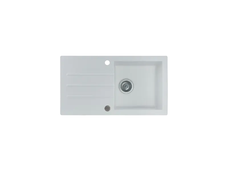 Кухонна мийка Kernau KGS A 50 1B1D Pure White