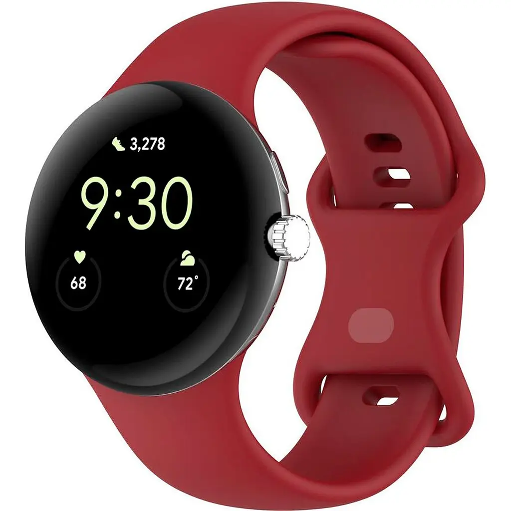 Ремінець ArmorStandart Silicon Band для Google Pixel Watch/Watch 2/Watch 3/Watch 4 Red (ARM75437) [105451] - фото 3