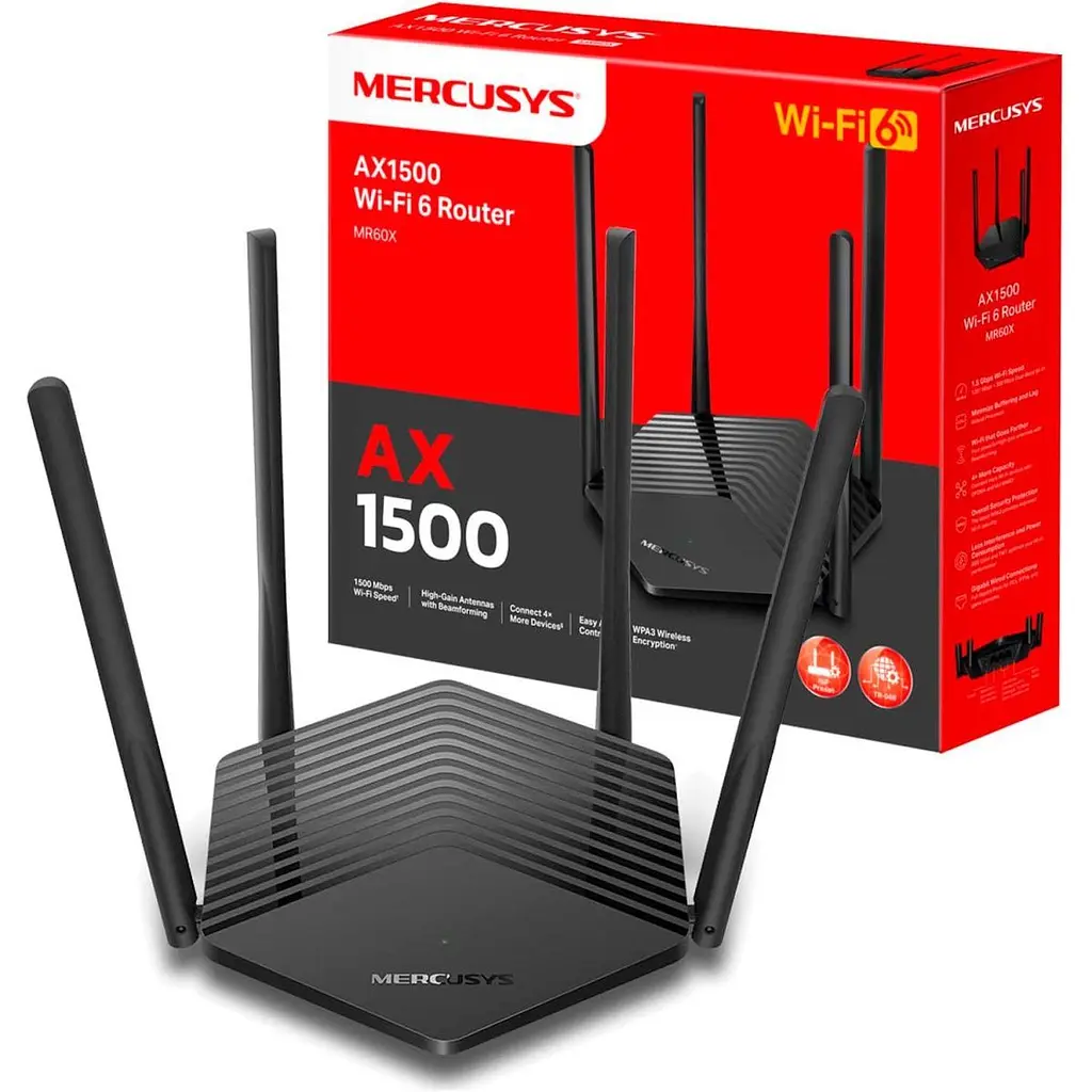 Бездротовий маршрутизатор (роутер) Mercusys MR60X [103205] - фото 4