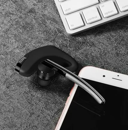 Беспроводная Bluetooth гарнитура Hoco E15 black - фото 9