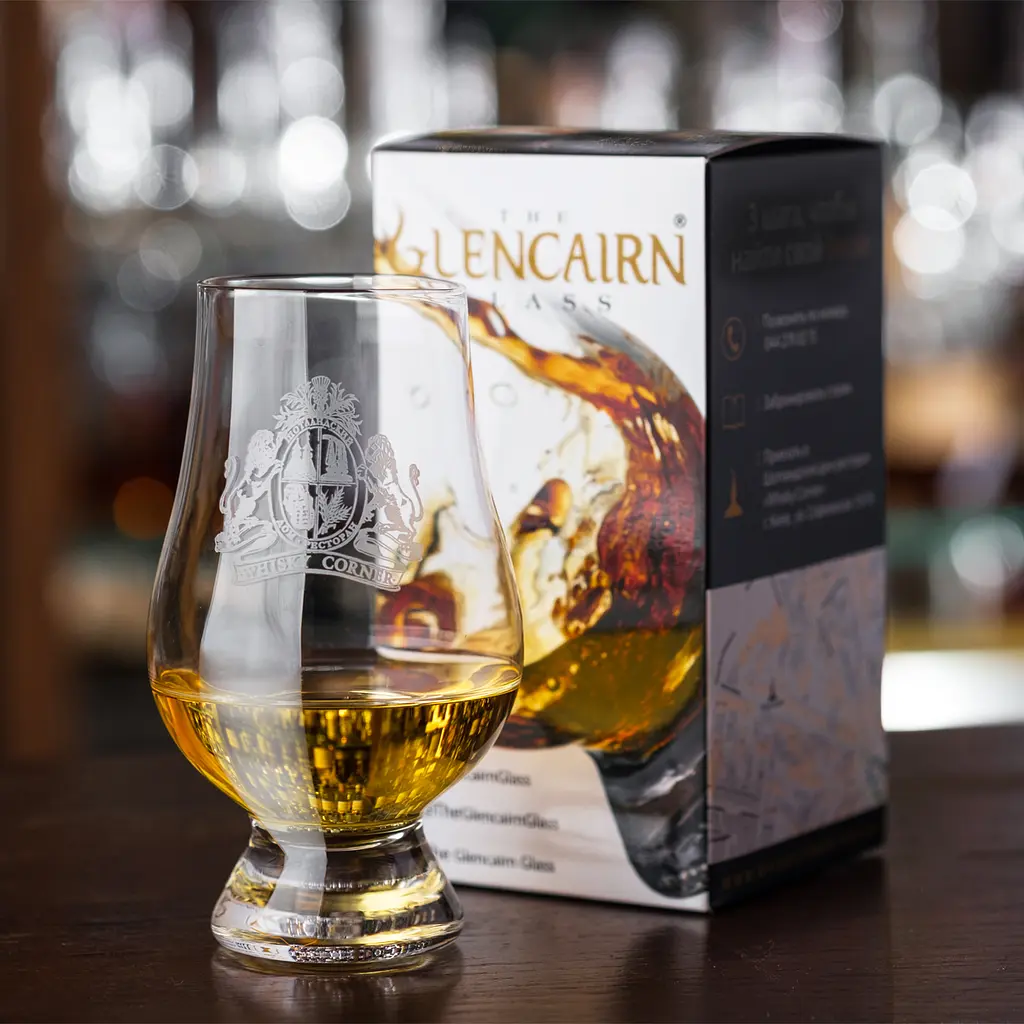  Келих для віскі Glencairn з лого Whisky Corner у подарунковій упаковці  - фото 2