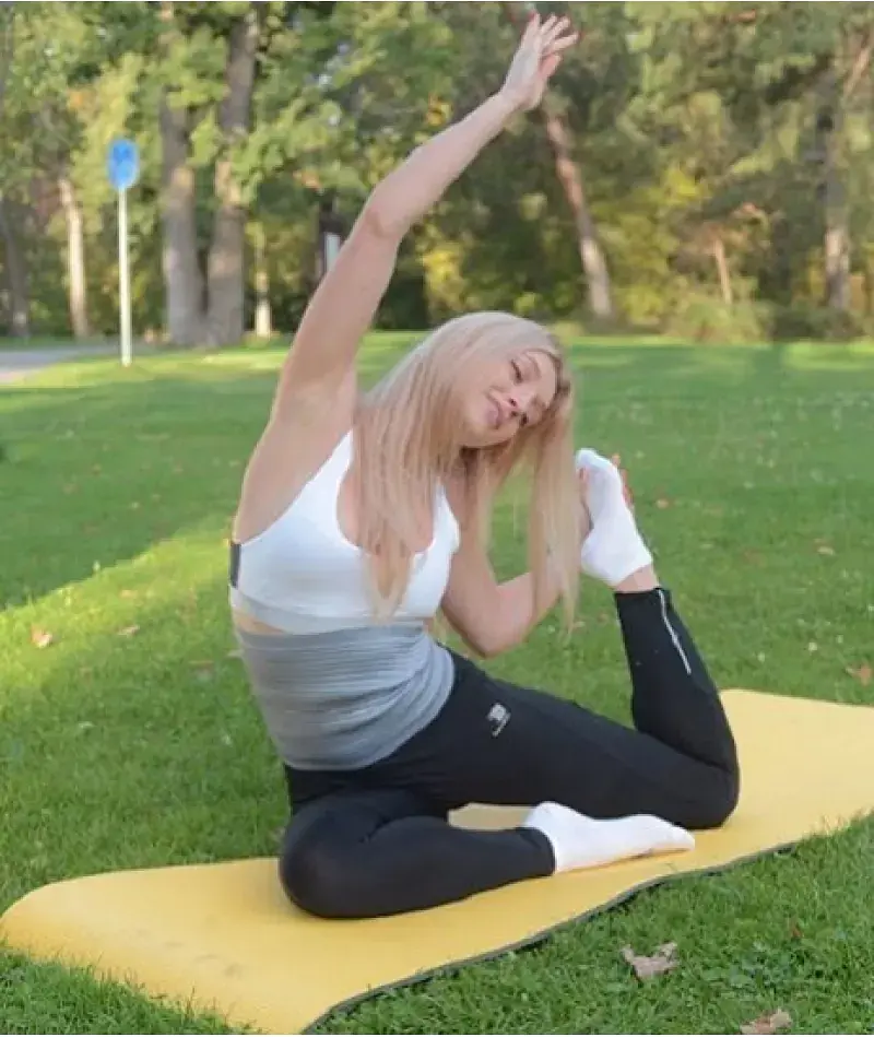 Бандаж поперековий протирадикулітний Алком 3063, колір сірий, розмір 1-7 - фото 2