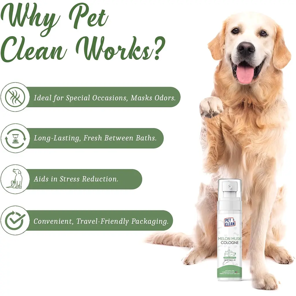 Парфюмированный спрей Pet Clean Cologne Musk Melon для животных с ароматом мускусной дыни 100 мл - фото 3