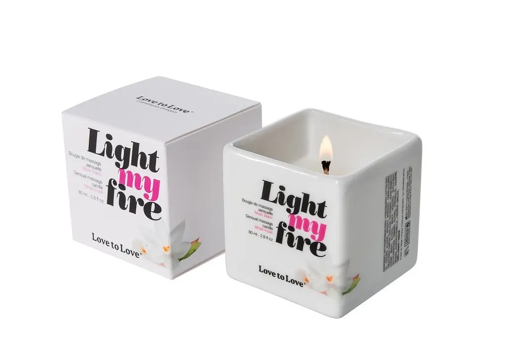 Масажна свічка Love To Love LIGHT MY FIRE Musc (80 мл) без парабенів та консервантів Love To Love SO1396 102503 - фото 2