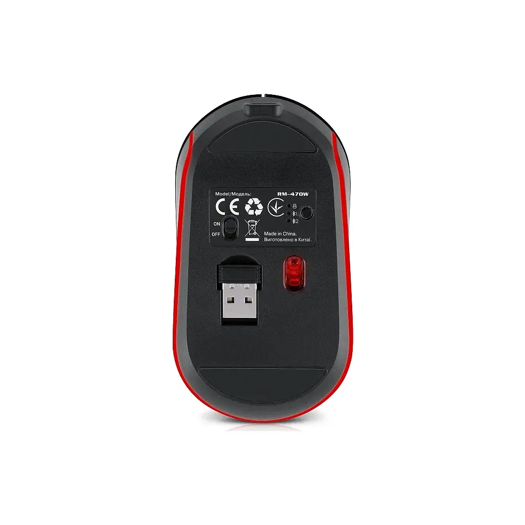 Мишка REAL-EL RM-470W Wireless/Bluetooth Dark Gray (EL123200049) - фото 8