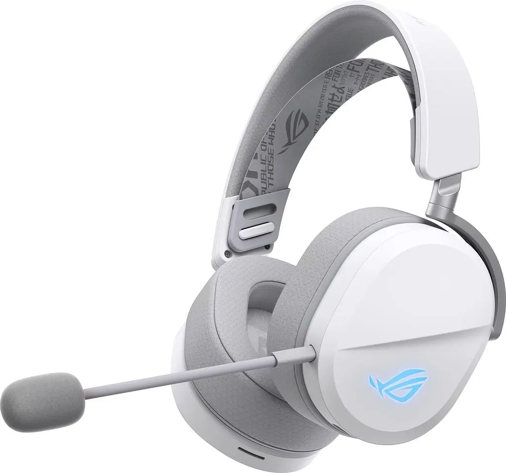 Ігрова гарнітура ASUS ROG Pelta USB-A/BT/WL RGB White (90YH0410-BHUA10)