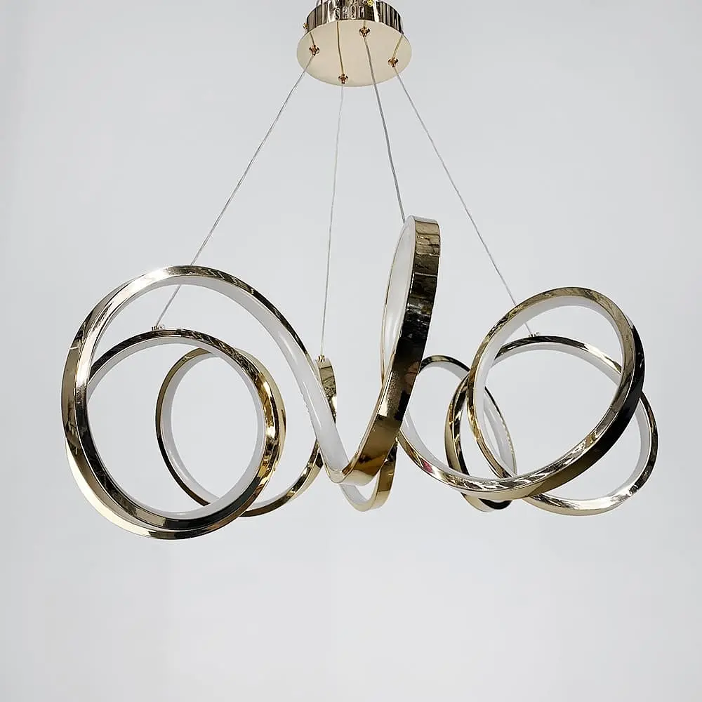 Роскошная золотая люстра MARCELA Ø 70 см Line F | Ст. MJ74-700 TGD - фото 7