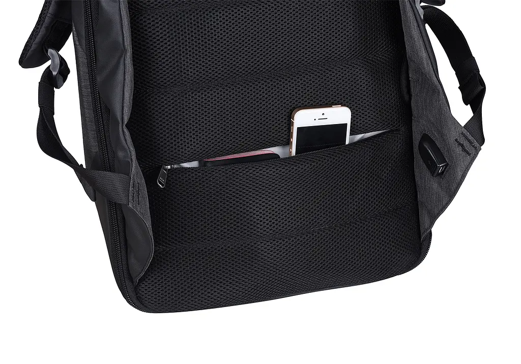 Рюкзак для ноутбука 16" із захистом і USB 2E-BPK63148BK Black - фото 8