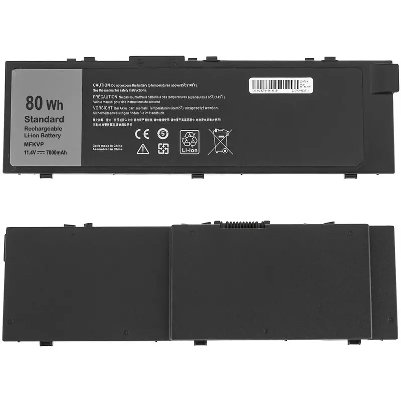 Батарея для ноутбука Dell MFKVP (Precision 7510 7520 7710 7720 7510 M7510) 11.4V 7000mAh Чорний - фото 2
