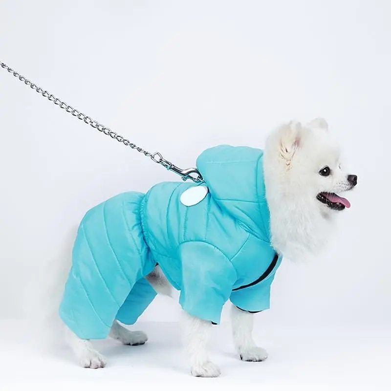Комбінезон для собак та котів EcoToys Sky Blue XL блакитний A: 35 см B: 41 см C: 34 см 6981 - фото 3
