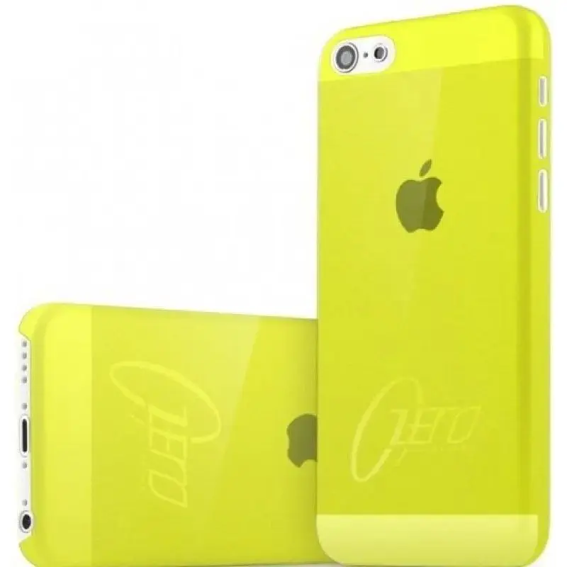 Чехол-накладка itSkins Zero.3 cover case для iPhone 5 yellow - фото 3