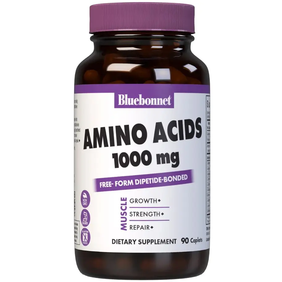 Комплекс Амінокислот Bluebonnet Nutrition Amino Acid 1000 мг 90 капсул - фото 3