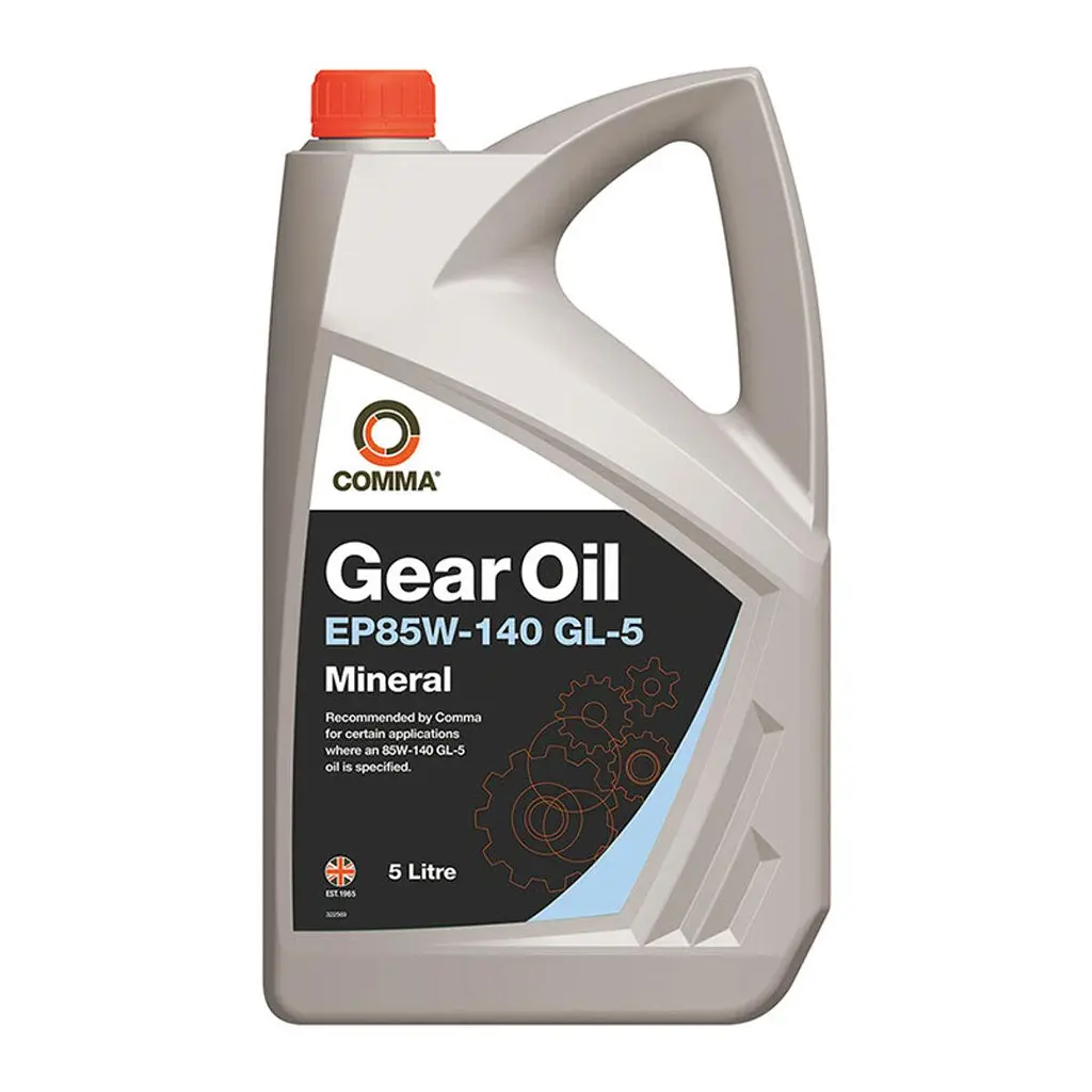 Трансмісійна олива Comma EP 85W-140 GEAR OIL 5 літрів (HMG5L)